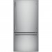 GE GDE25ESKSS 24.8 cu. ft. Bottom Freezer Refrigerator in Stainless Steel, ENERGY STAR